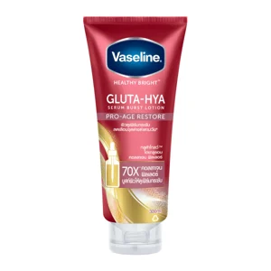 Vaseline Healthy Bright Gluta-Hya Serum Burst Lotion Pro-Age Restore 300 ml.