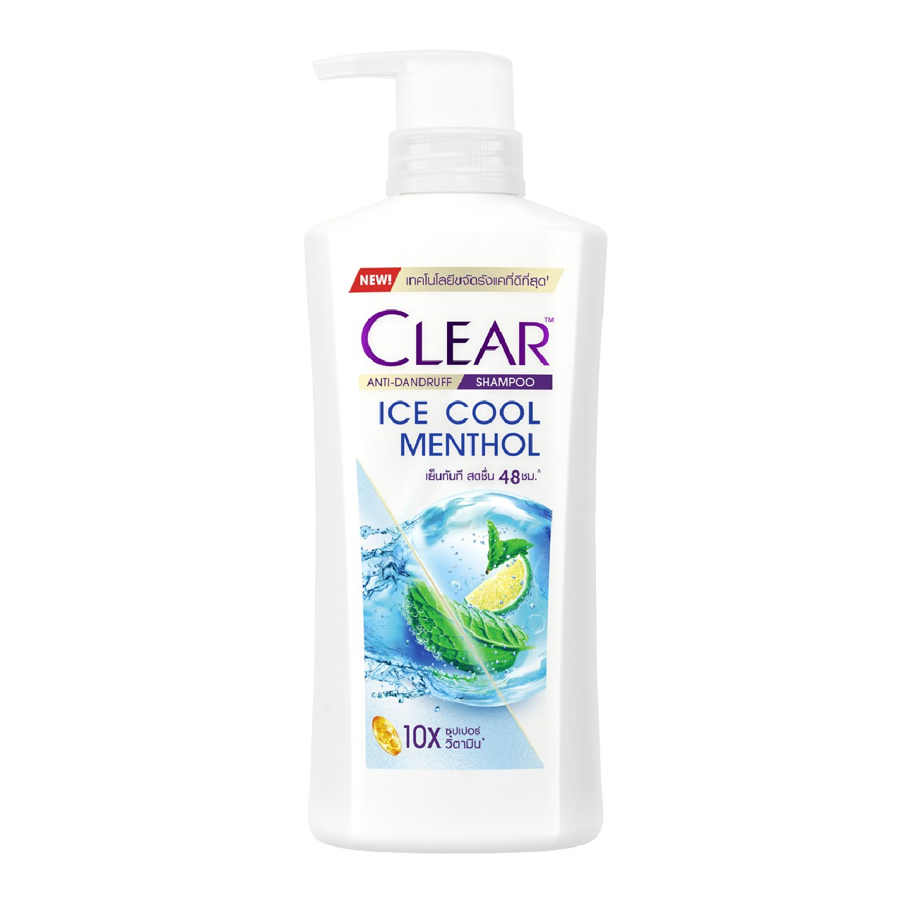 CLEAR Anti Dandruff Shampoo Ice Cool Menthol 400 ml.