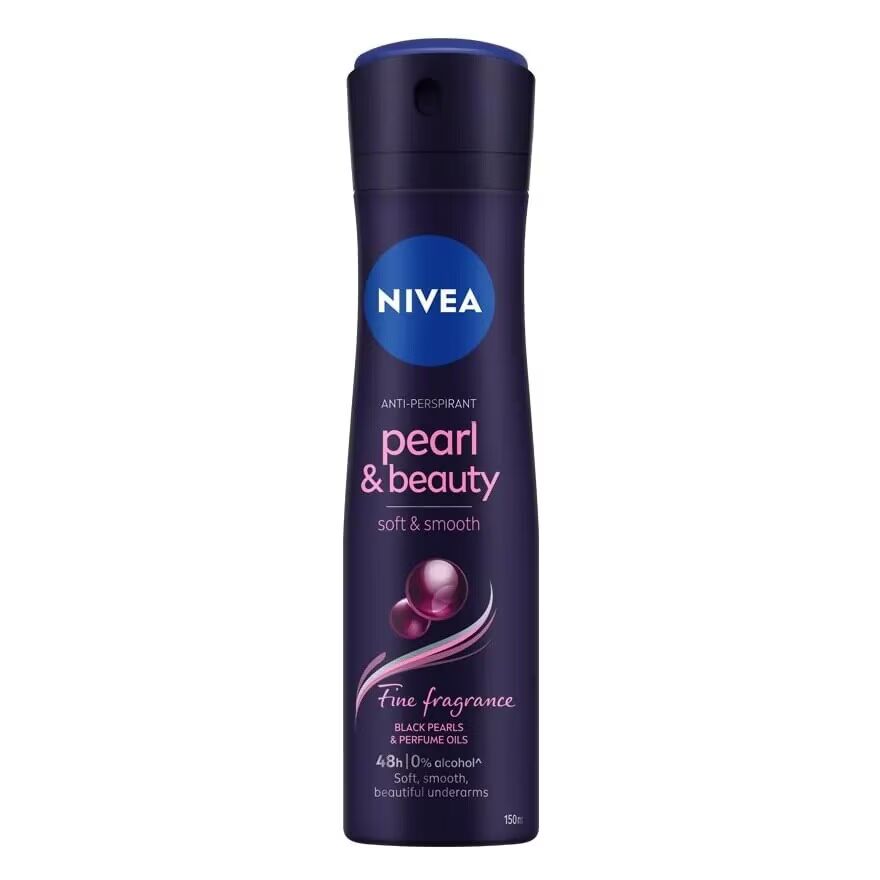 Nivea Spray Pearl Beauty Black Pearl 150 Ml