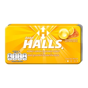 HALLS Honey Lemon Candies 8 Tablets