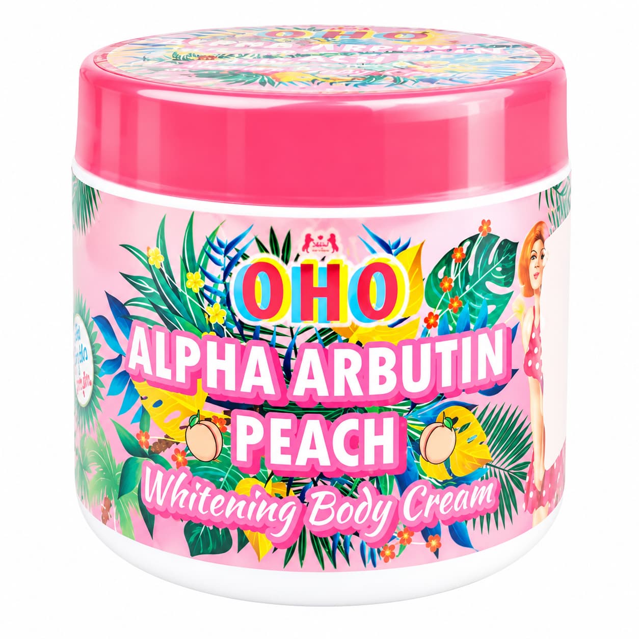 OHO Alpha Arbutin Peach Body Scrub – Thailand