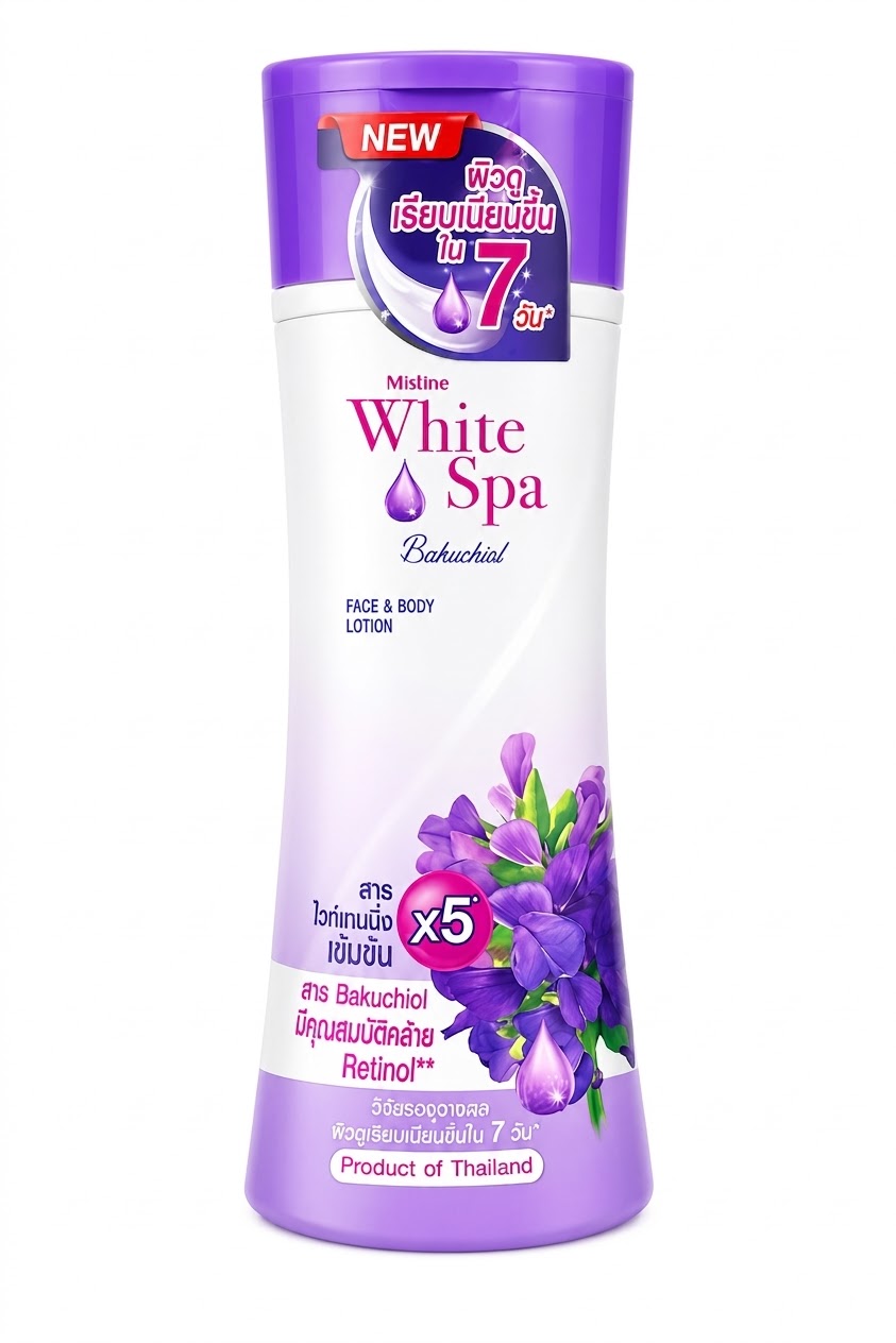 Mistine White Spa Bakuchiol Face & Body Lotion 200 ml
