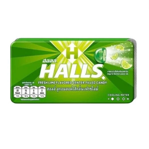Halls Xs Sugar Free Lime Mints Pack 13.8g