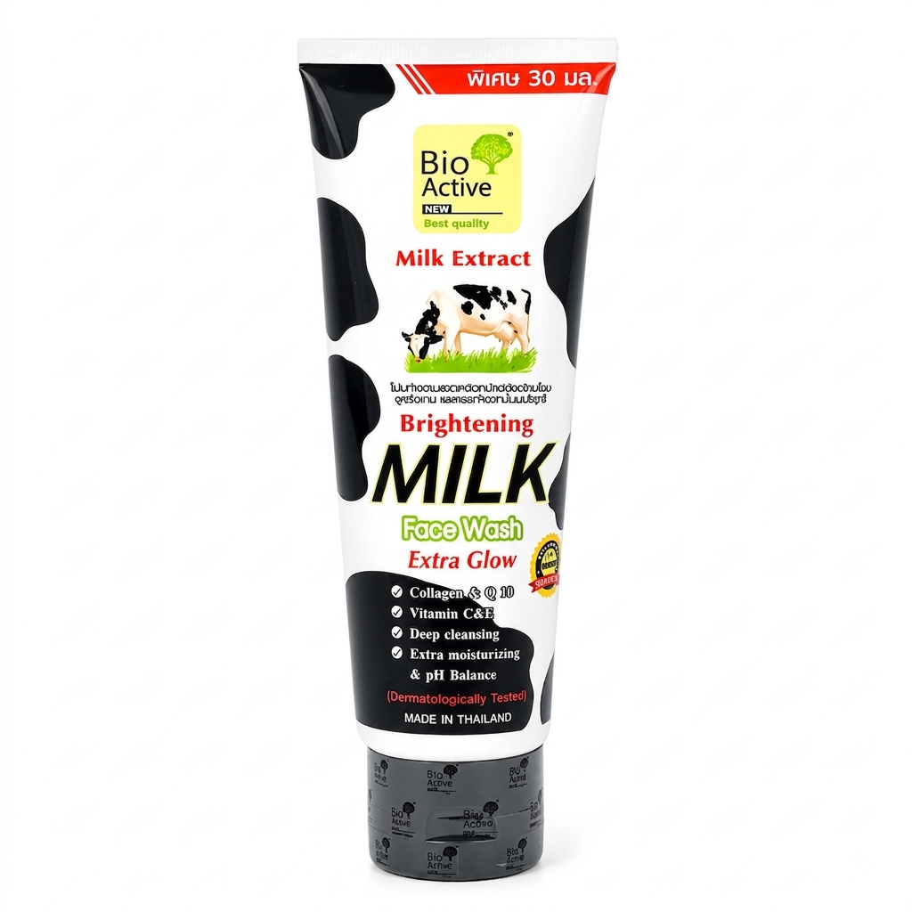 Bio Active Milk Extract Brightening Milk Face Wash – 30ml