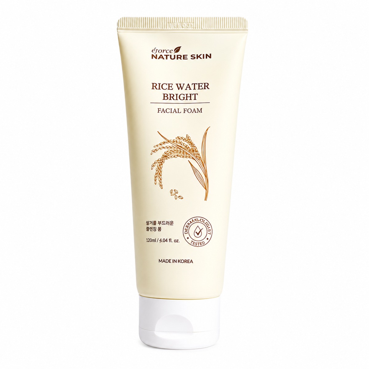 Ecorce Nature Skin Rice Water Bright Facial Foam 102ml – Korean Face Cleanser