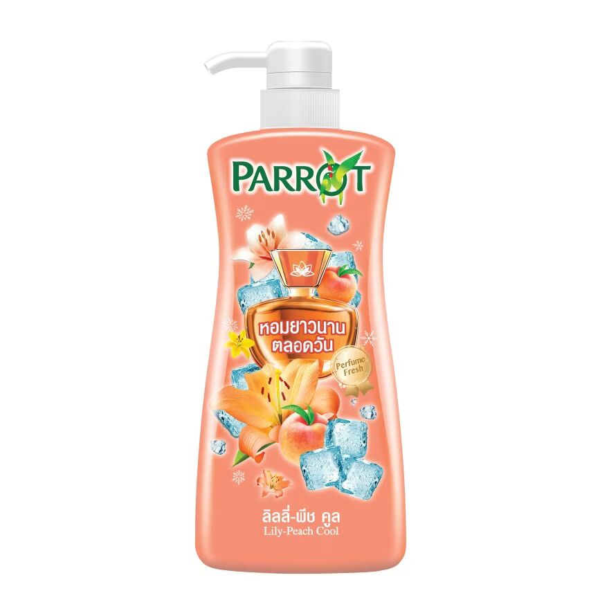 Parrot Shower Cream Lily Peach Cool 450 Ml.