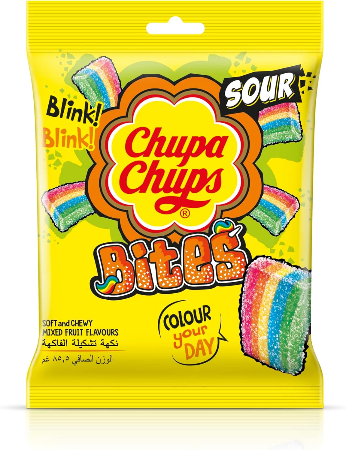 Chupa Chups Sour Bites Jelly Candy, 80 g