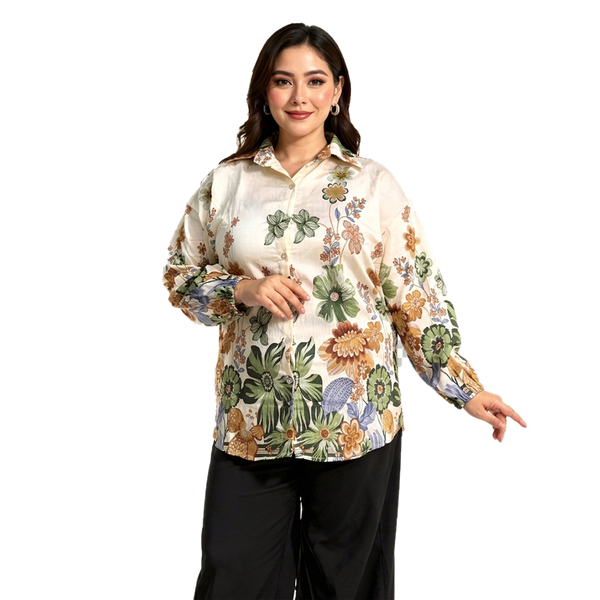The Island Hopper Thai Linen Free Size Shift Dress Item Code : 026